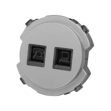 Розетка телефонная RJ11 + компьютерная RJ45 платина  Байкал TDM