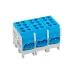 Клемма распределительная КСР с двойным винтом 2x25/2x16 синяя PROxima