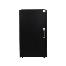 Шкаф нап. 19'', 22U 600х1000, перед. дв. мет, задн. стен., мет, чер.