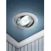 Встраиваемый светильник литой ЭРА  KL1A SN/1 поворотный, MR16, 12V, 50W, сатин никель