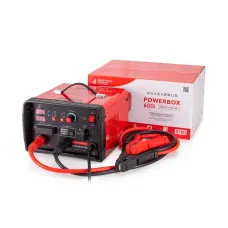 Инверторное пуско-зарядное устройство PowerBox 600i, таймер, цветная коробка