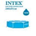 Бассейн каркасный круглый METAL FRAME 244см х 51см 28205NP Intex