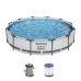 Каркасный бассейн Steel Pro Max 366х76см, 6473л, фил-насос 1249л/ч Bestway 56416