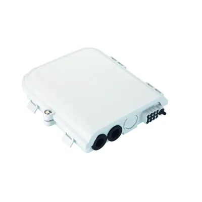 Бокс оптический настенный FTTx, IP65, 8 адаптеров, белый