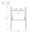 Профиль SL-COMFORT-3551-2000 ANOD BLACK (ARL, Алюминий)
