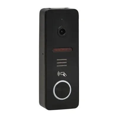 Видеопанель вызывная со счит. ключей CPV-02 чер. 4пр. 1000TVL IP65