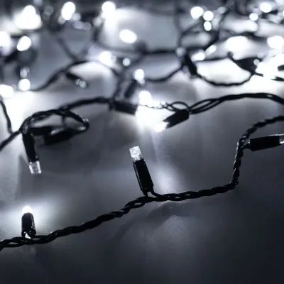 Гирлянда светодиодная декоративная ARD-STRING-CLASSIC-1000-BLACK-100LED-PULSE White 230V, 7W ARDCL, IP65