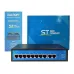 Коммутатор неуправляемый  8x100Мб/с (RJ45 PoE) 2x100Мб/с (RJ45) 100В