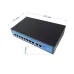 Коммутатор неуправляемый  8x100Мб/с (RJ45 PoE) 2x100Мб/с (RJ45) 100В