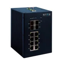Коммутатор промышленный управляемый L3 4 порта 100/1000Base-X SFP 8 портов 10/100/1000Base-TX STEZ3000-8G-4GSFP