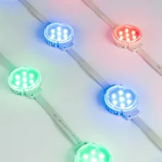 Модуль управляемый SPI-F7-D50 24V RGB-RAM-Auto (1.25W, IP68, 120 deg) (Пластик, 3 года)