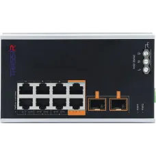 Коммутатор неуправляемый 8x1Гбит/с (RJ45 с PoE+), 2x1Гбит/с (SFP) 130Вт