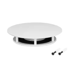 Крепление MOONLIGHT-BASE-ROUND-D25-M White, металл
