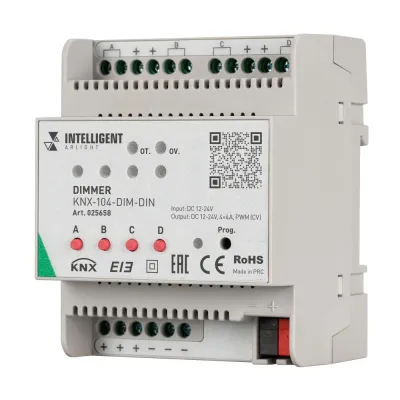 Диммер KNX-104-DIM-DIN (12-24V, 4x4A) (IARL)