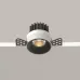 Светильник встраиваемый Maytoni Round DL058-7W3K-TRS-B Черный