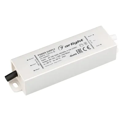 Блок питания ARPV-12015-B (12V, 1.3A, 15W) (IP67 Металл, 3 года)