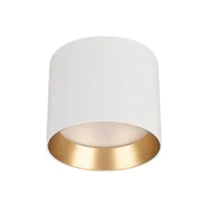 Светильник светодиодный SP-BISCOTTO-R90-8W Warm3300-MIX (WH-GD, 80 deg, 230V) (ARL, IP54 металл, 5 лет)