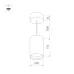 Светильник светодиодный SP-POLO-HANG-R85-15W White5000 (WH-WH, 40 deg) (ARL, IP20 металл, 3 года)