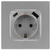 Розетка ЭРА Серия 12 12-4108-03 2P+E 16A-250В со шторками с USB type-A+C 5В-3А алюминий