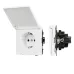 Механизм розетки влагозащищённый SCT-TENDO-MCP-PL-WH 230V, 16A, Белый, 1 пост Механизм розетки влагозащищённый SCT-TENDO-MCP-PL-WH 230V, 16A, Белый, 1 пост