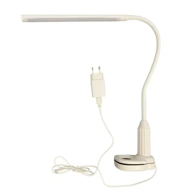 Светильник TLD-572 White/LED/500Лм/4500K/Diммer настольный светодиодный на струбцине, 7W. Сенсорный выключатель. Диммер. белый Светильник настольный свет