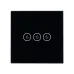 Выключатель сенсорный SWT-OMALI-S03-ZB-BK 250V, 10A, Zigbee Стекло