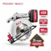 Пила циркулярная аккум. P.I.T. PKS20H-165A/1 (20В, диск 165мм, пропил 52мм, 4300об/мин, 1акб4Ач, ЗУ)