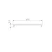 Панель SMART-P90-DIM-G-IN White 230V, Rotary, 2.4G ARL, пластик