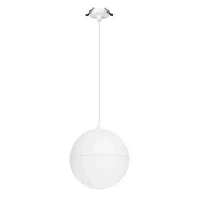 Светильник SP-EMISFERO-HANG-BUILT-R200-16W Day4000, WH, 180 deg, 230V, IP20, Металл, 3 года