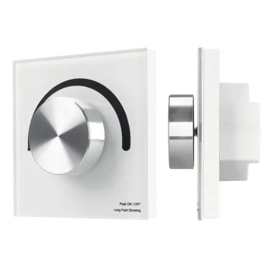 Панель SMART-P1-DIM-G-IN White (3V, Rotary, 2.4G) (, IP20 Пластик, 5 лет)