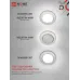 Светильник встраиваемый GX53R-crystal R12L под лампу GX53 с подсветкой Прозрачный/ Хром IN HOME