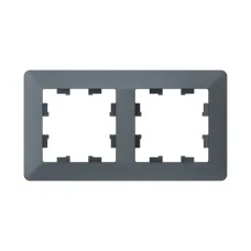 ATLASDESIGN AIR 2-постовая РАМКА, ГРИФЕЛЬ/дымчатый черный