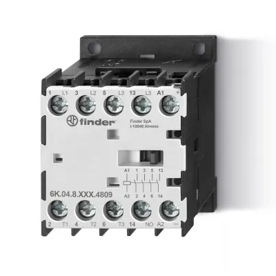 Мини-Контактор 4NO 12A (АС3 400В) 24В АС IP20