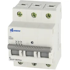 ВА47-063, 3P, 4A, Icu-4,5kA, х-ка  С
