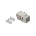 Розеточный модуль Keystone кат. 6, UTP, 1xRJ45, T568A/B, белый