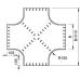 Секция Х-образная, h=110 мм, B=400 мм, FS (RK 140 FS)