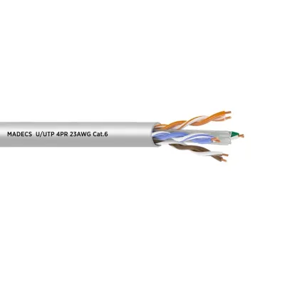 Витая пара U/UTP 4PR 23AWG Cat.6 PVC неэкранированная(DCM Test Report) Польша