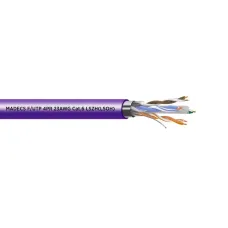 Витая пара F/UTP 4PR 23AWG Cat.6 LSZH(LSOH) экранированная с ограниченным выделением дыма(DCM Test Report) Польша