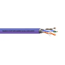 Витая пара F/UTP 4PR 24AWG Cat.5e LSZH(LSOH) экранированная не распространяет горение(DCM Test Report) Польша