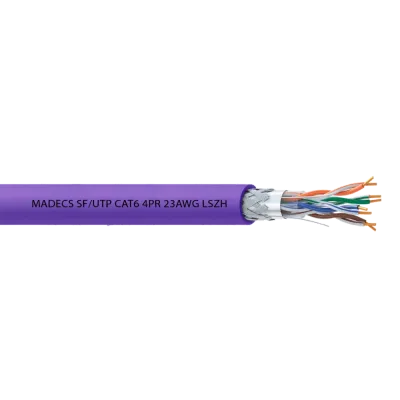 Витая пара SF/UTP CAT6 4PR 23AWG LSZH(LSOH)       экранированная с ограниченным выделением дыма(DCM Test Report) Польша ЕКС