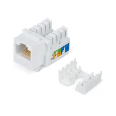 Вставка Keystone Jack RJ-45, категория 5e, заделка тип 110, белая