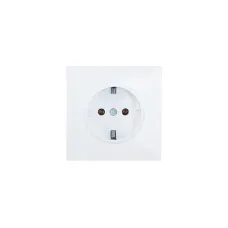 ZIMA Розетка с заземлением, 16 А, механизм, белая Lezard 704-0288-122BQC