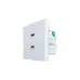 ZIMA Розетка 2-ая USB, механизм, белая Lezard 704-0288-192