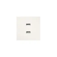 ZIMA Розетка 2-ая USB, механизм, слоновая кость Lezard 704-9088-192