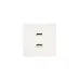 ZIMA Розетка 2-ая USB, механизм, слоновая кость Lezard 704-9088-192 ZIMA Розетка 2-ая USB, механизм, слоновая кость Lezard 704-9088-192
