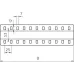 Пластина донная, B=100 мм, сталь, FS (SSLB 100 FS)