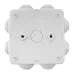 Коробка уравнивания потенциалов КУП-030-031 с крышкой наружная (85х85х40) для прямого монтажа 8 мембр. вводов серая IP55 EKF