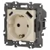 Розетка ЭРА Elegance 14-4108-02 2P+E 16A-250В со шторками с USB type-A+C 5В-3А слоновая кость