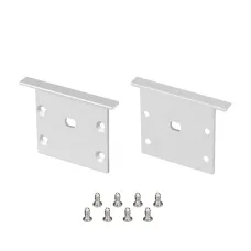 Заглушка LINIA45-F-TRAY с отверстием Алюминий