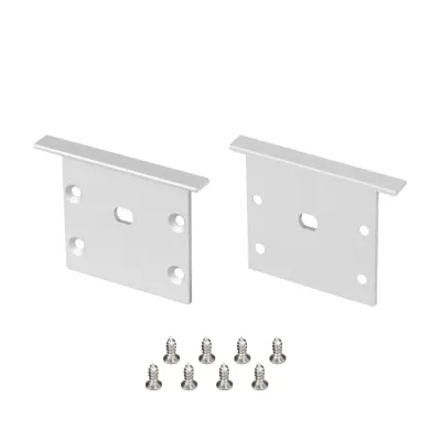 Заглушка LINIA45-F-TRAY с отверстием Алюминий